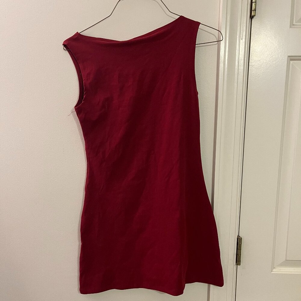 Zimmie mini dress burgundy, Size 6, New with Tags